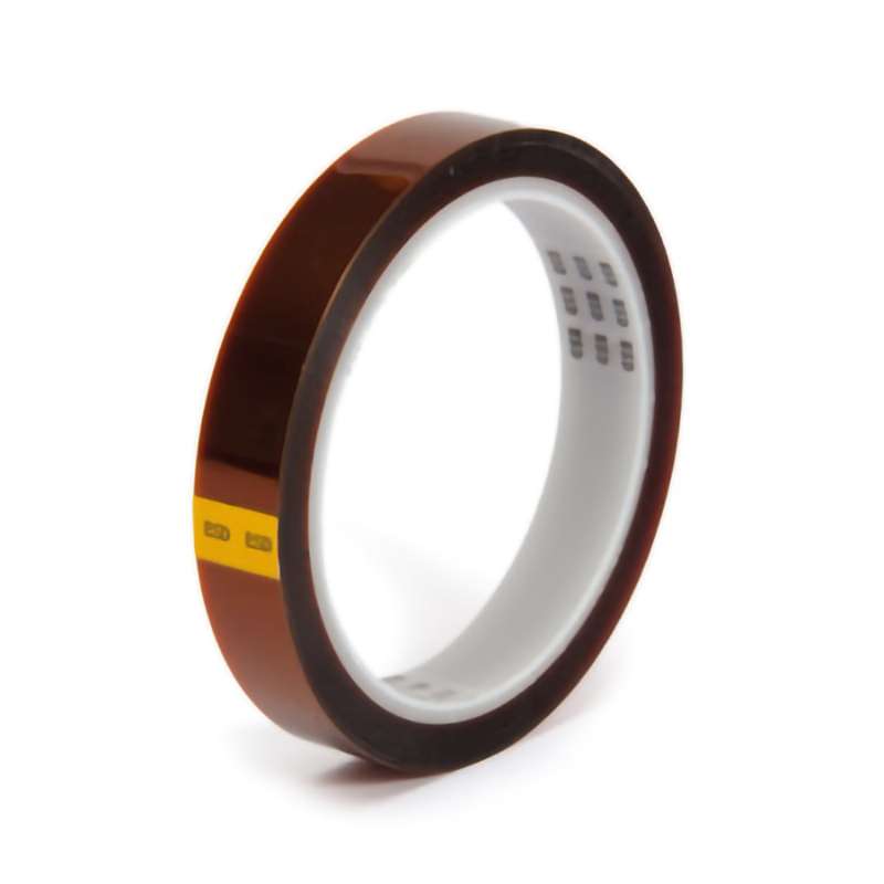 Kapton Tape, Low Static , 5/8"x36 Yds, 3" Core, 2.5 mil, Silicone Adhesive